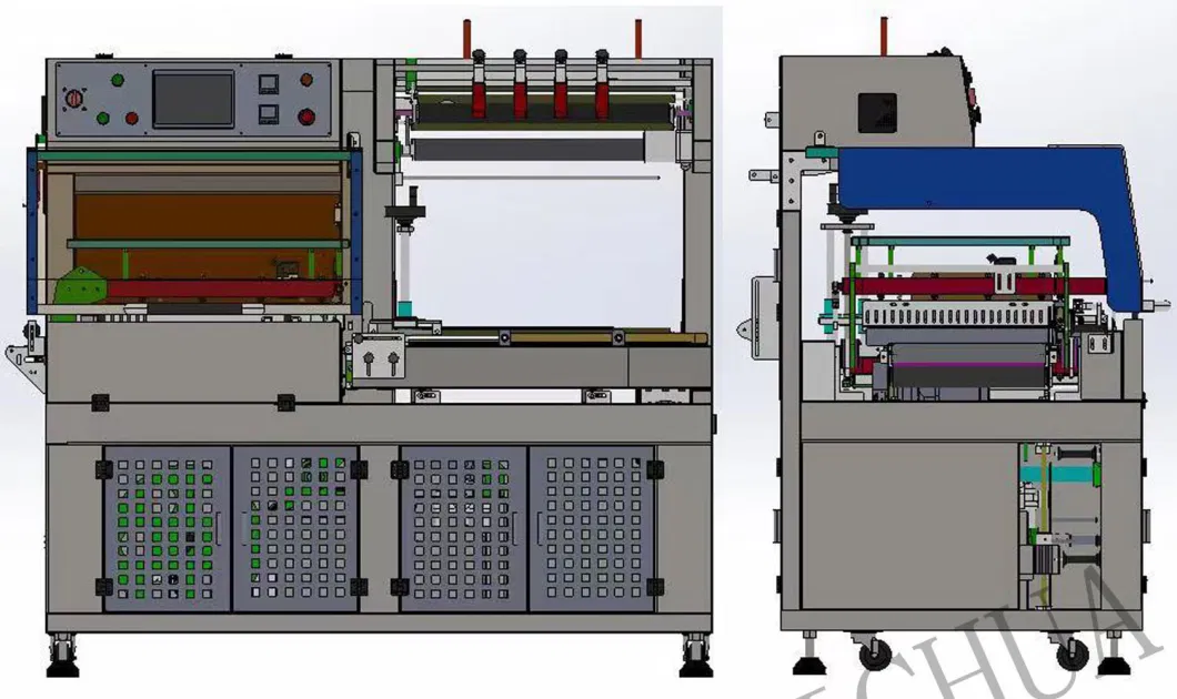 Automatic Cosmetic Box Shrinking Wrapping Machine L Bar Sealer